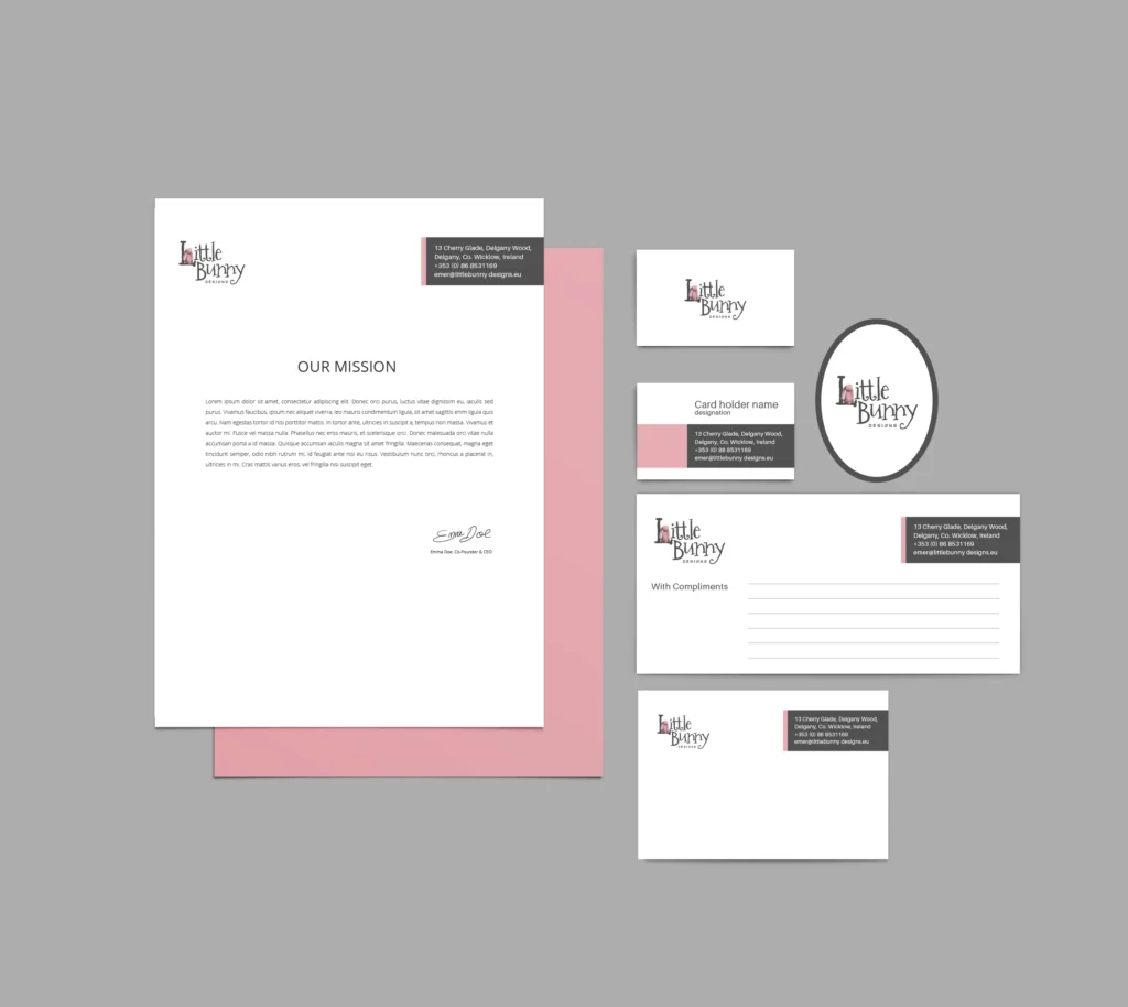 Branding Identity Mock-Up bunny3